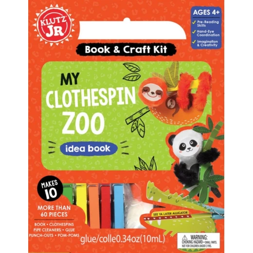 Klutz Jr. My Clothespin Zoo Craft Kit Klutz Jr. My Clothespin Zoo Craft Kit