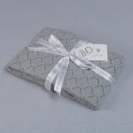 Funna Knitted Blanket Punto - Grey - فونا بيبي
