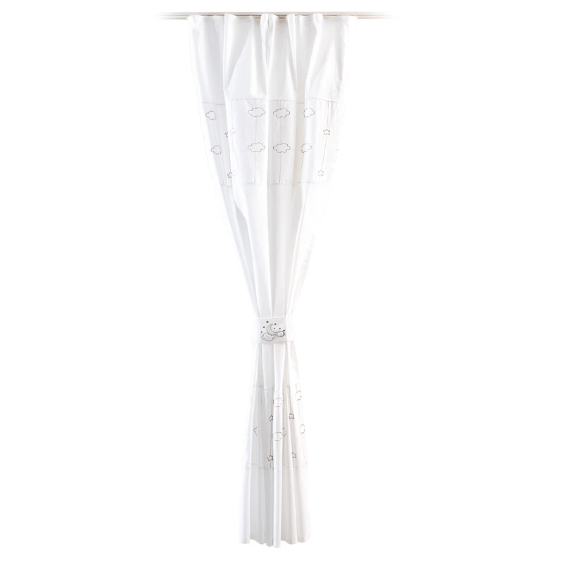 ستارة ديكور من Funna – Luna Chic – 150×250 سم – بلون فضي أنيق - فونا بيبي