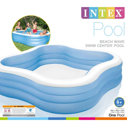 Intex Beach Wave Swim Center Pool - انتكس - Image 2
