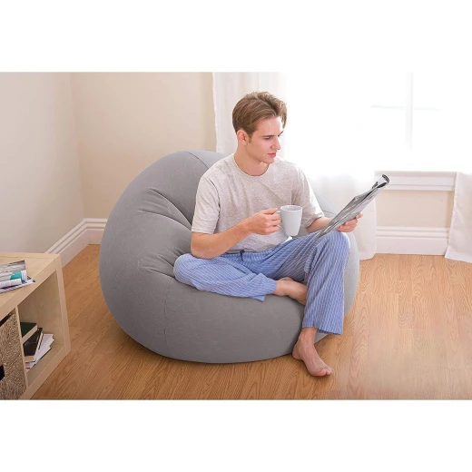 Intex Inflatable Beanless Bag Chair, Pink - انتكس - Image 4