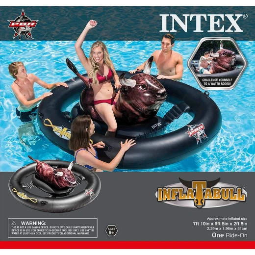 Intex - Inflatabull, Ages 9+ , 2.39 m x 1.96 m x 81 cm - انتكس - Image 4
