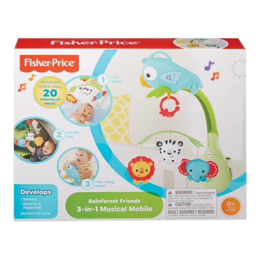Fisher-Price Rainforest Friends 3-in-1 Musical Mobile Fisher-Price Rainforest Friends 3-in-1 Musical Mobile