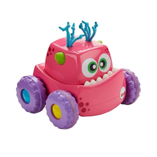 Fisher-Price Press 'n Go Monster Truck - Pink - فيشر برايس - Image 4