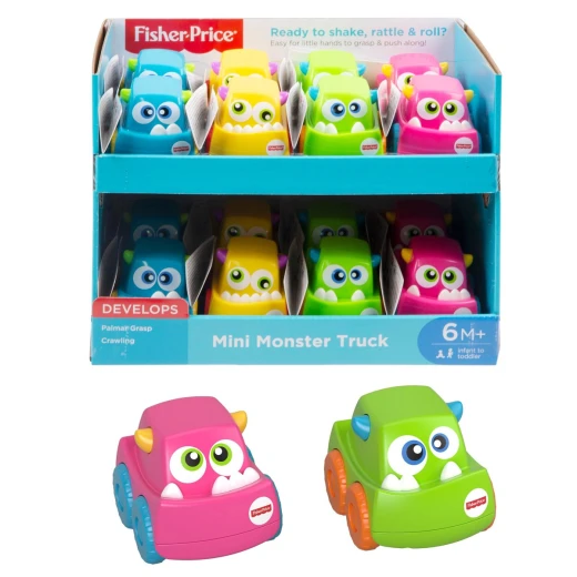 Fisher-Price Mini Monster Vehicles X1, Assorted Colors Fisher-Price Mini Monster Vehicles X1, Assorted Colors