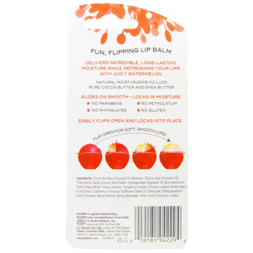 Palmer's Flip Balm / Juicy Watermelon - بالمرز - Image 3