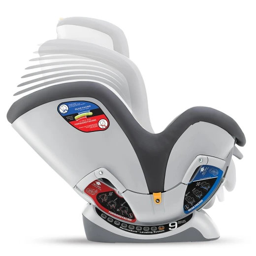 Chicco NextFit Zip Max Extended-Use Convertible Car Seat - Nebulous - تشيكو - Image 7