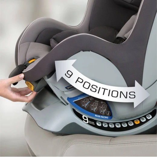 Chicco NextFit Zip Max Extended-Use Convertible Car Seat - Nebulous - تشيكو - Image 12