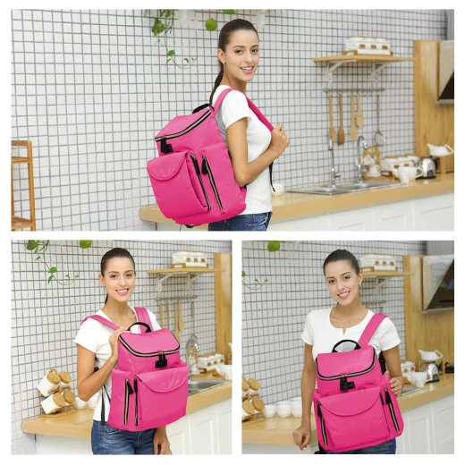 Colorland Burnell Baby Changing Backpack, Pink - كولورلاند - Image 7