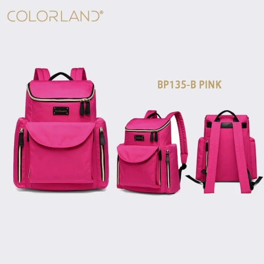 Colorland Burnell Baby Changing Backpack, Pink - كولورلاند - Image 2