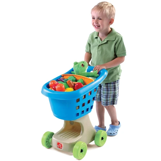 Step 2 Little Helper's Shopping Cart Blue - Step2 - Image 3
