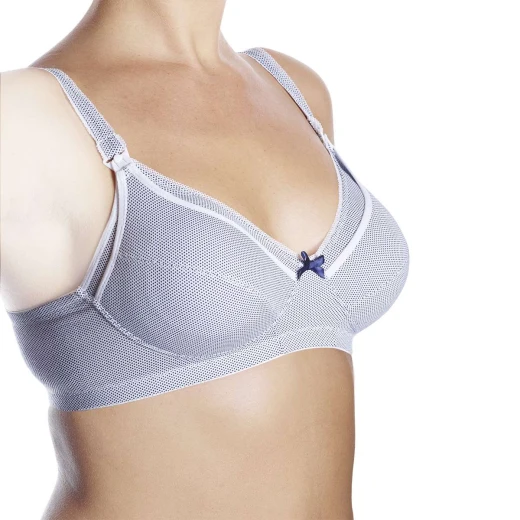 Chicco Stretch Cotton Patterned Nursing Bra, 3 Cup - تشيكو - Image 4