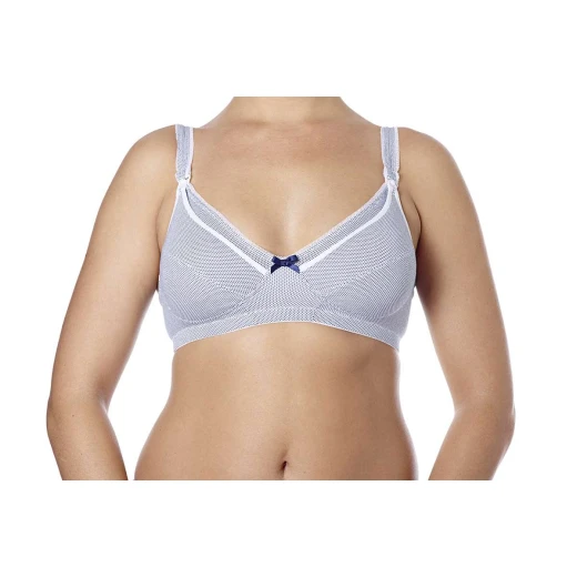 Chicco Stretch Cotton Patterned Nursing Bra, 3 Cup - تشيكو - Image 2