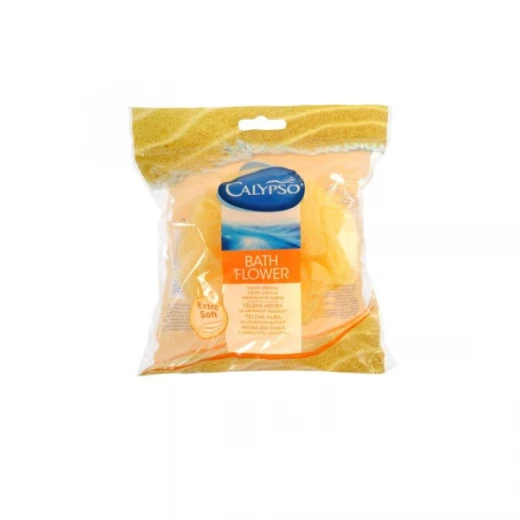 Calypso Bath Flower Body Sponge with Hanging Loop, Assorted Colors - كاليبسو - Image 4