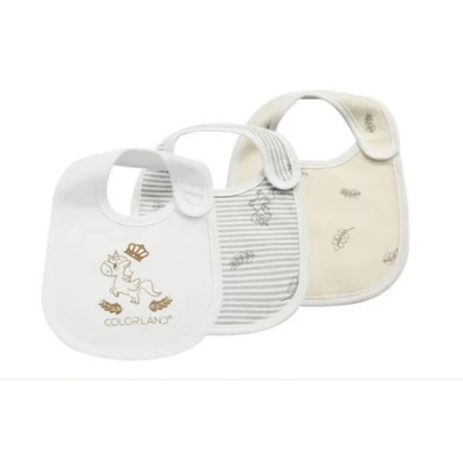 Colorland - (9) Baby Bibs 3 Pieces In One Pack