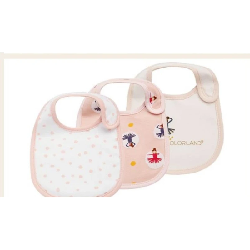 Colorland - (12) Baby Bibs 3 قطعIn One Pack - كولورلاند