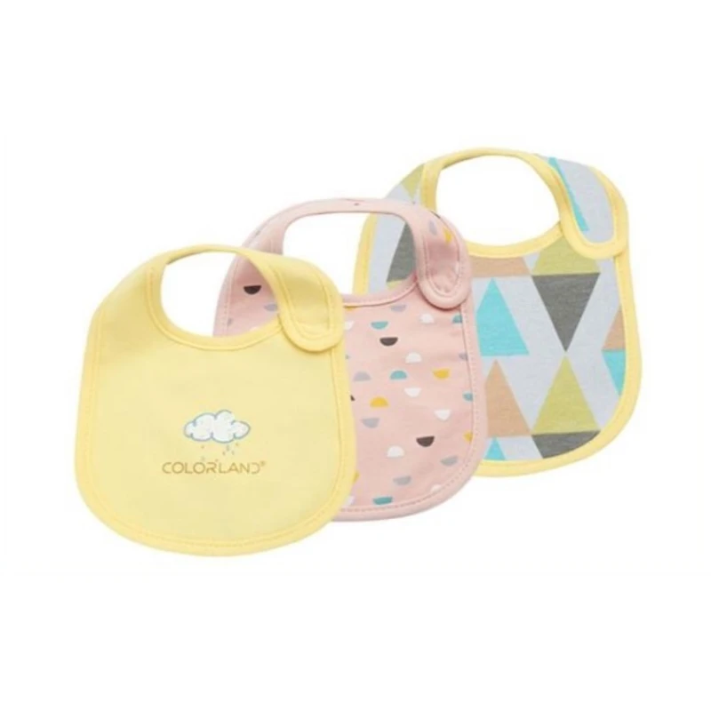 Colorland - (13) Baby Bibs 3 Pieces In One Pack - كولورلاند
