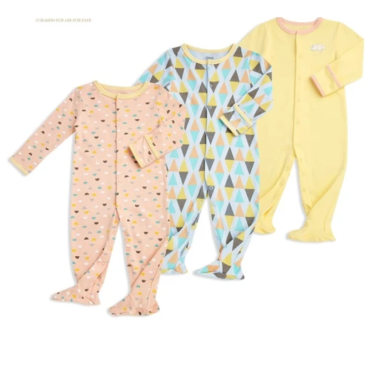 Colorland - (2) Baby Bodysuit 3 Pieces In One Pack - 3-6 Months Colorland - (2) Baby Bodysuit 3 Pieces In One Pack - 3-6 Months