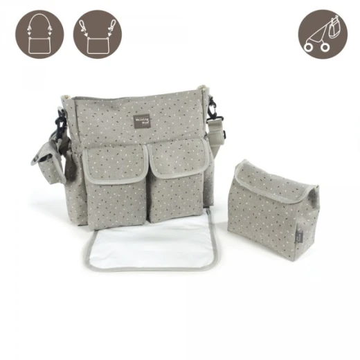 Pasito a Pasito Changing Bag, Confetti Grey Pasito a Pasito Changing Bag, Confetti Grey