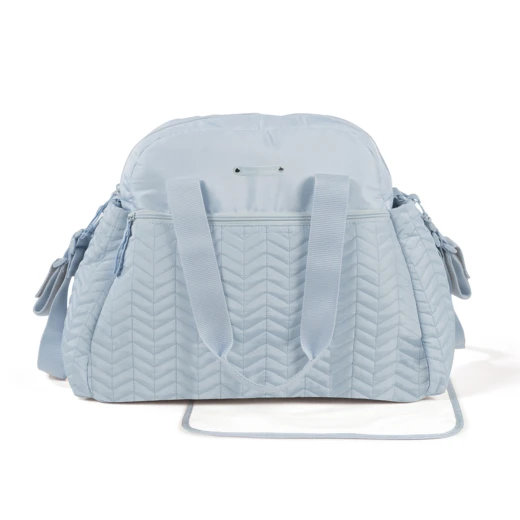 Pasito a Pasito Pasito Furs Blue Nappy Bag with Changing Mat Pasito a Pasito Pasito Furs Blue Nappy Bag with Changing Mat