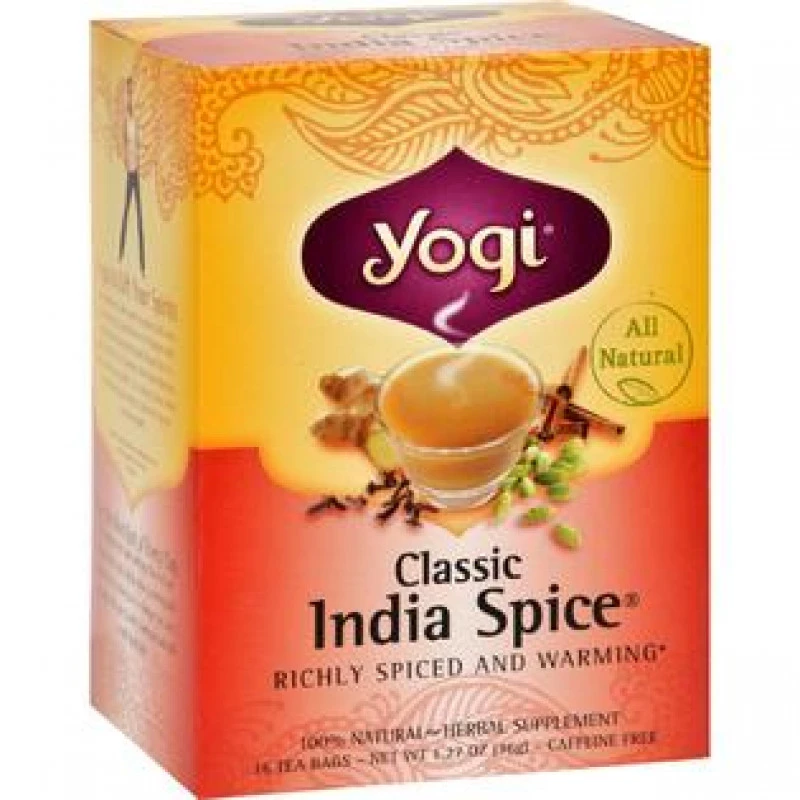 Yogi-Classic India Spice Tea - Caffeine Free - يوجي