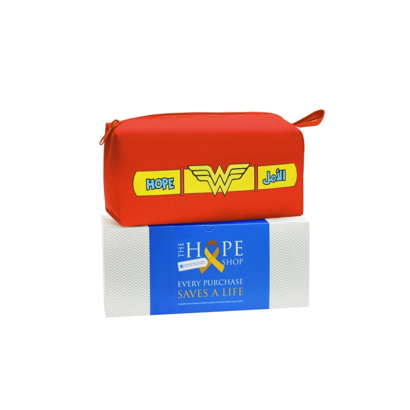 Hope Shop By KHCF - Wonder Woman Pouches - مؤسسة الحسين للسرطان