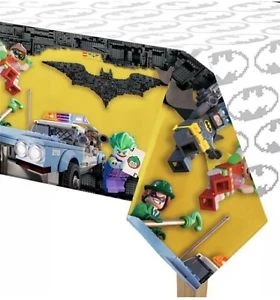 Amscan - Batman Lego Plastic Table cover Tablecover Cloth 1.2m x 1.8m - أمسكان - Image 2