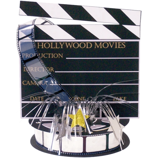 Amscan - Hollywood Clapboard Centerpiece Decoration Oscars Movie Party Amscan - Hollywood Clapboard Centerpiece Decoration Oscars Movie Party