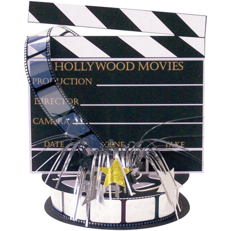 Amscan - Hollywood Clapboard Centerpiece Decoration Oscars Movie Party - أمسكان