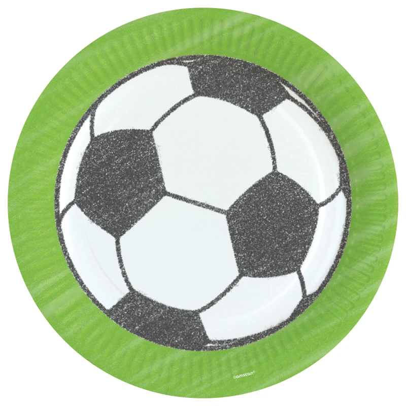 Amscan - Kicker Party X8 Plates - أمسكان