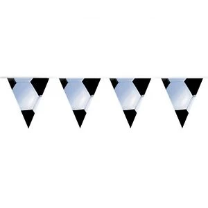 Amscan - Soccer Black and White 3.6 meters Flag Banner Party Decoration - أمسكان - Image 2