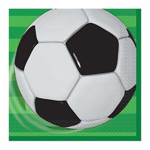 Unique - Football Paper Napkins Pack Of 16