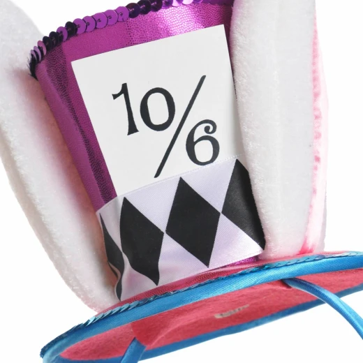 Amscan Adult Mad Hatter Headband Wonderland Rabbit Fancy Dress Costume Alice Accessory - أمسكان - Image 2
