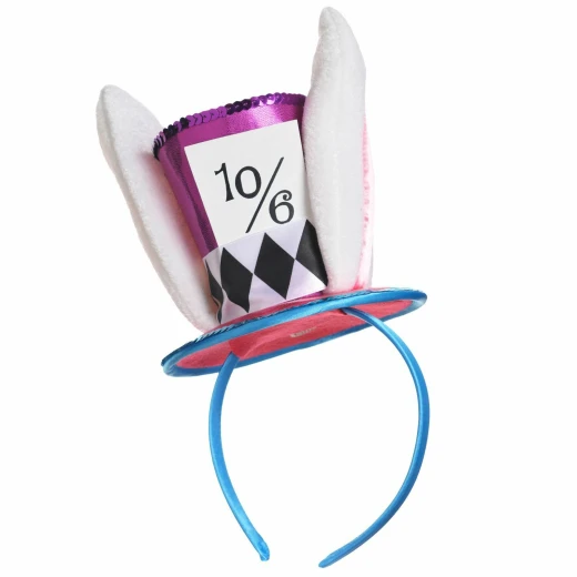Amscan Adult Mad Hatter Headband Wonderland Rabbit Fancy Dress Costume Alice Accessory Amscan Adult Mad Hatter Headband Wonderland Rabbit Fancy Dress Costume Alice Accessory