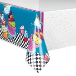 Amscan Mad Hatter Tea Party Plastic Tablecloth, 84x54 cm - أمسكان