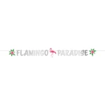 Amscan - Letter Banner Flamingo Paradise Paper 135 x 15 cm - أمسكان