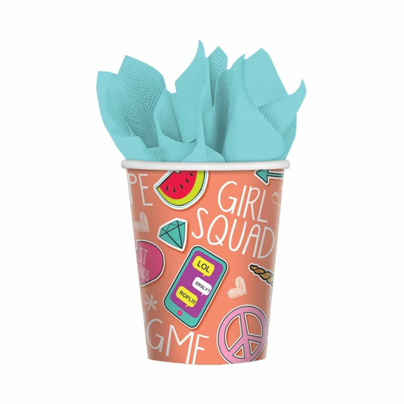 Amscan - Selfie Celebration 8 Paper Cups - أمسكان