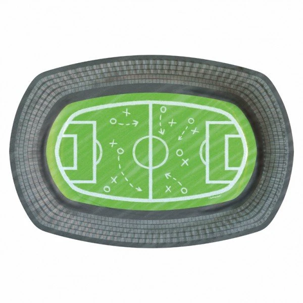 Amscan - Kicker Party Grill Plate X6 pieces - أمسكان