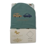 Colorland Dylan Baby Hooded Blanket - The Car Show 1 Pc Per Pack - كولورلاند