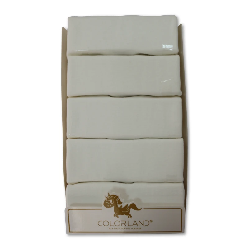 Colorland Baby Basic Bodysuits Sleeveless 5 Pc Per Pack - 3 M - كولورلاند