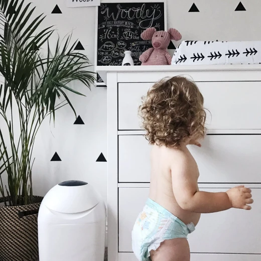 Tommee Tippee Sangenic Tec Nappy Disposal Tub, White - تومي تيبي - Image 10