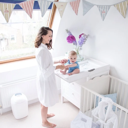 Tommee Tippee Sangenic Tec Nappy Disposal Tub, White - تومي تيبي - Image 11