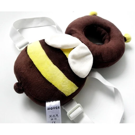 JJ Ovce Baby Head Protector, Brown Bee - جي جي أوفيتشي - Image 4