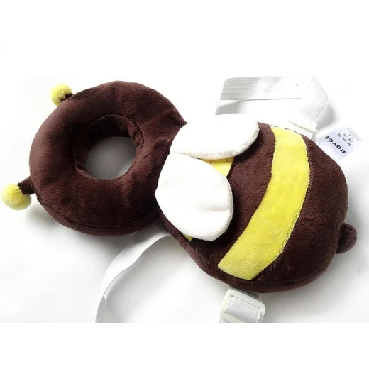 JJ Ovce Baby Head Protector, Brown Bee - جي جي أوفيتشي - Image 3