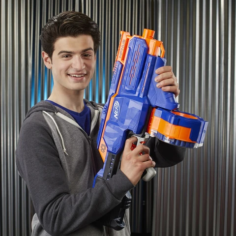 Nerf N-Strike Infinus Elite Toy Motorized Blaster with Speed-Load Technology, 30-Dart Drum - نيرف - Image 7