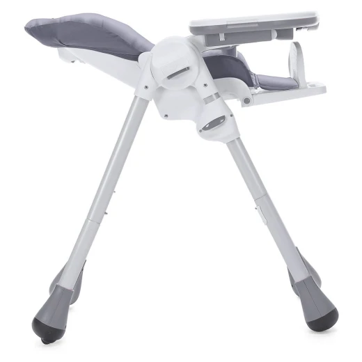 Chicco Polly Easy High Chair, 4 Wheels, Nature - تشيكو - Image 2