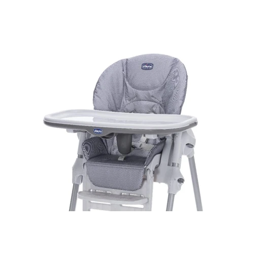 Chicco Polly Easy High Chair, 4 Wheels, Nature - تشيكو - Image 5