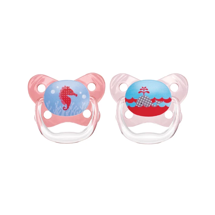 Dr. Brown's PreVent Contoured / stage 1, 0-6 months (Pink) - دكتور براونز