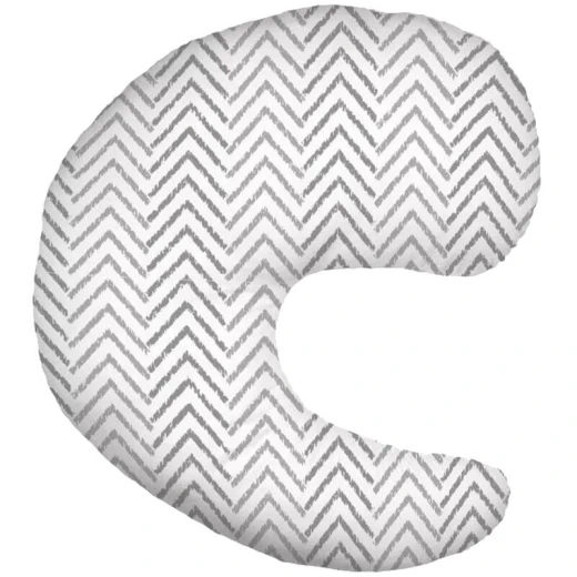 Dr Brown's Gia Angled Nursing Pillow with Cotton Cover - Grey Chevron Dr Brown's Gia Angled Nursing Pillow with Cotton Cover - Grey Chevron