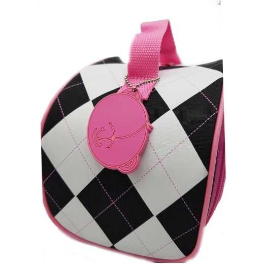 Hallmark Argyle Lunch Box, White and Black - هولمارك - Image 7